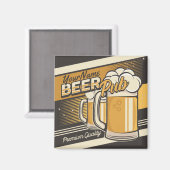 Personalisierter Premium Cold Beer Tasse Pub Bar Magnet (Vorderseite/Rückseite)