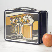 Personalisierter Premium Cold Beer Tasse Pub Bar Metall Brotdose (Beispiel)