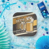 Personalisierter Premium Cold Beer Tasse Pub Bar Pappteller (Party)