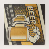 Personalisierter Premium Cold Beer Tasse Pub Bar Puzzle (Horizontal)
