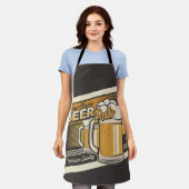 Personalisierter Premium Cold Beer Tasse Pub Bar Schürze (Getragen)