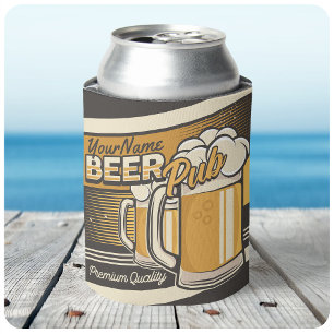 Personalisierter Premium-Kalter-Bier-Mug Pub Bar Dosenkühler