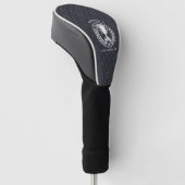 Personalisierter Preppy-Argyle-Golf-Driver Golf Headcover (angewinkelt)