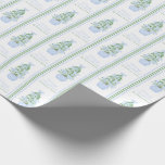 Personalisierter Preppy Christmas Tree Individuell Geschenkpapier<br><div class="desc">Personalisiert Preppy Individuelle Name Wrapping Paper,  bearbeiten Sie Text auf Ihren eigenen individuelle Name!</div>