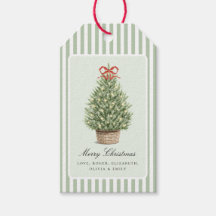 Personalisierter Preppy-Küsten-Weihnachtsbaum