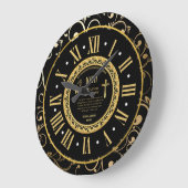 Personalisierter Priester-Jubiläum-Uhr Große Wanduhr (Winkel)