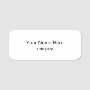 Personalisierter professioneller Mitarbeiter Magne Namensschild