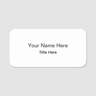 Personalisierter professioneller Mitarbeiter Magne Namensschild