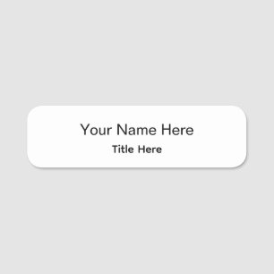 Personalisierter professioneller Mitarbeiter Magne Namensschild