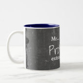 Personalisierter Professor Extraordinaire - Zweifarbige Tasse (Links)