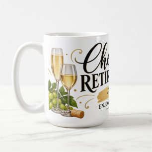 Personalisierter Prost aufs Rentenalter-Mug Kaffeetasse