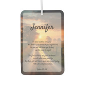 Personalisierter Psalm für Reisende Lufterfrischer (Vorderseite)