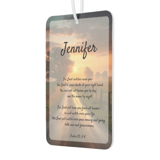 Personalisierter Psalm für Reisende Lufterfrischer (Links)