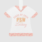 Personalisierter PSW-Abschluss Ornament (Rückseite)