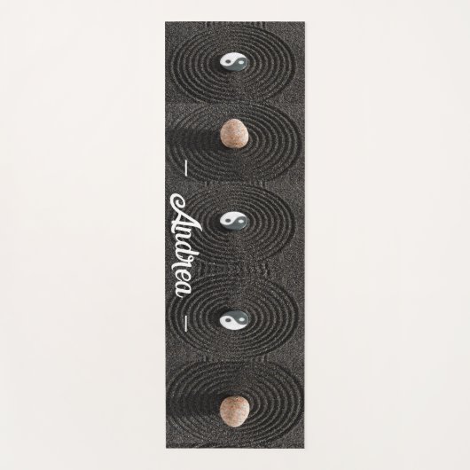 personalisierter psychedelischer, ruhiger, moderne yogamatte (Vorderseite)