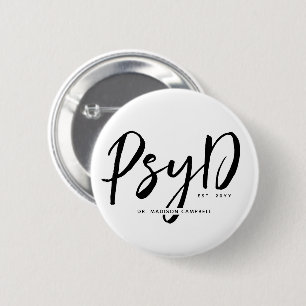 Personalisierter PsyD-Doktor der Psychologie Button