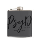 Personalisierter PsyD-Doktor der Psychologie Flachmann (Vorderseite)