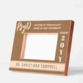 Personalisierter PsyD-Doktor der Psychologie Geätzte Rahmen (Links)