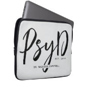 Personalisierter PsyD-Doktor der Psychologie Laptopschutzhülle (Vorne Rechts)