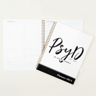 Personalisierter PsyD-Doktor der Psychologie Planer