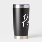 Personalisierter PsyD-Doktor der Psychologie Thermobecher (Vorderseite)