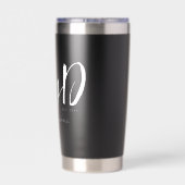 Personalisierter PsyD-Doktor der Psychologie Thermobecher (Rückseite)