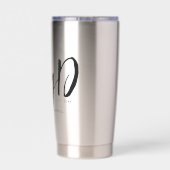 Personalisierter PsyD-Doktor der Psychologie Thermobecher (Rückseite)