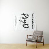 Personalisierter PsyD-Doktor der Psychologie Wandteppich (Beispiel (Horizontal))