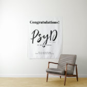 Personalisierter PsyD-Doktor der Psychologie Wandteppich (Beispiel)