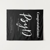 Personalisierter PsyD-Doktor der Psychologie Wandteppich (Vorderseite (Horizontal))