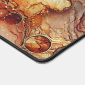 Personalisierter Pumpkin Gewürz Autumnal Alkohol T Schreibtischunterlage (Ecke)