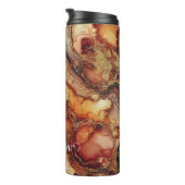 Personalisierter Pumpkin Gewürz Autumnal Alkohol T Thermosbecher (Nach rechts gedreht)