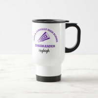 Personalisierter Purple High School Cheerleader