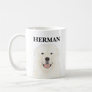 Personalisierter Pyrenäenhund Kaffeetasse