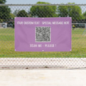 Personalisierter QR-Code-Banner - Benutzerdefinier Banner (Insitu)
