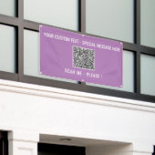 Personalisierter QR-Code-Banner - Benutzerdefinier Banner (Äußeres Gebäude)