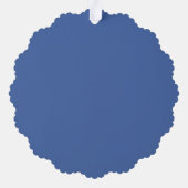 Personalisierter QR Code Benutzerdefinierter URL H Ornament Karte (Rückseite)