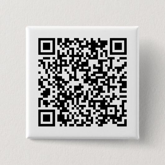 Personalisierter QR-Code Benutzerdefinierter URL-P Button (Vorderseite)