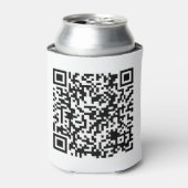 Personalisierter QR-Code Benutzerdefinierter URL-P Dosenkühler (Kanne Vorderseite)