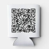 Personalisierter QR-Code Benutzerdefinierter URL-P Dosenkühler (Rückseite)