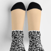 Personalisierter QR-Code Funny Sounds - Farbe Socken (Oben)