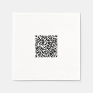 Personalisierter QR-Code für Ihre Designfarbe Serviette
