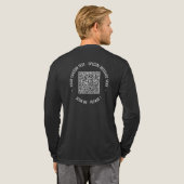 Personalisierter QR-Code für Ihre Werbeaktion Tri-Blend Shirt (Voller Rücken)