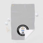 Personalisierter QR-Code für kundenspezifisches Fi Golfhandtuch (Insitu)