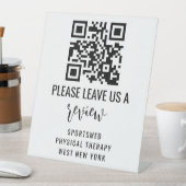 Personalisierter QR-Code für Unternehmen - Verlass Sockelschild (In Situ)