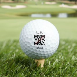 Personalisierter QR-Code Golfball