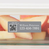 Personalisierter QR-Code Golfschläger, Ausrüstungs Etiketten (Befestigt)