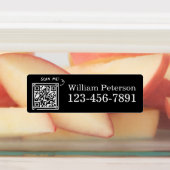 Personalisierter QR-Code Golfschläger, Ausrüstungs Etiketten (Befestigt)