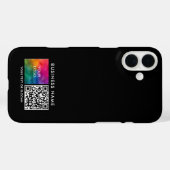 Personalisierter QR-Code Hochladen des eigenen Fir Case-Mate iPhone Hülle (Rückseite (Horizontal))