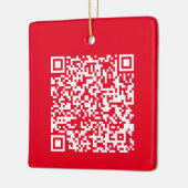 Personalisierter QR-Code Keramikornament (Links)